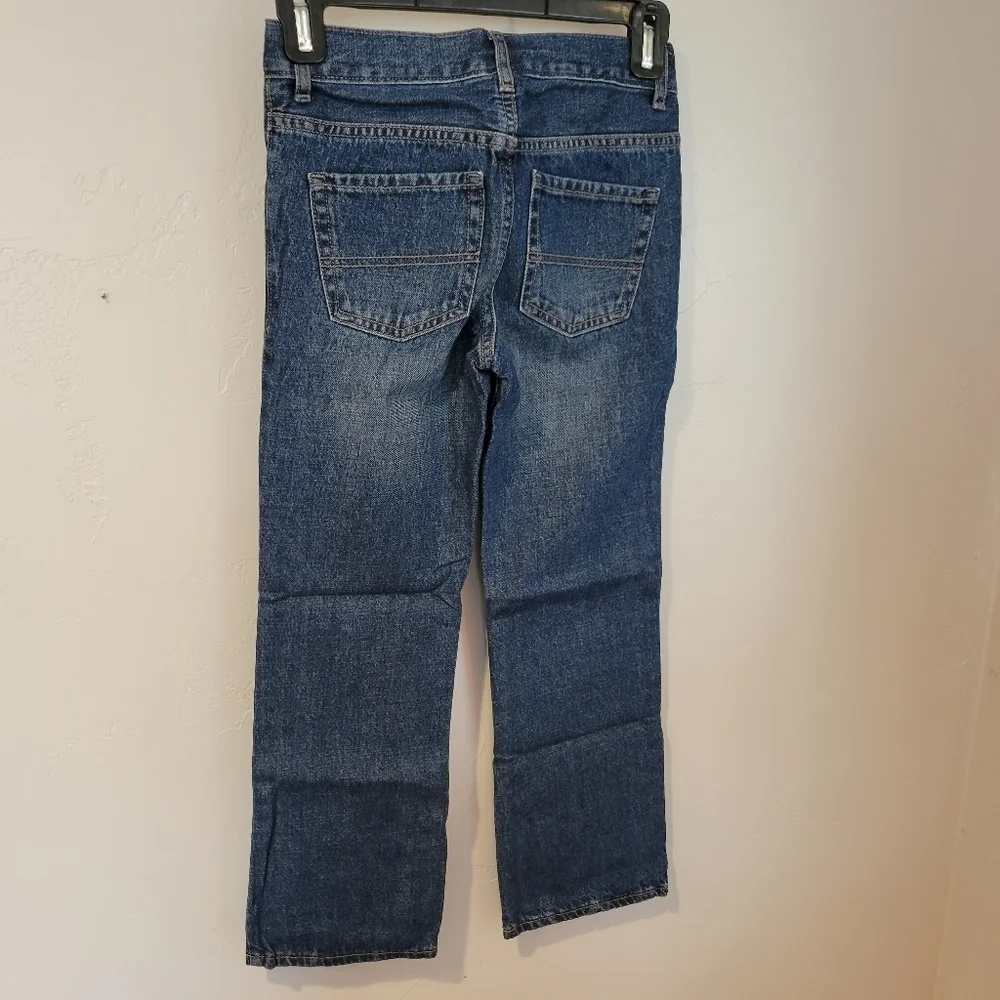The Children's Place NWT Boys Sz 8 Medium Indigo Bootcut Jeans Denim Blue